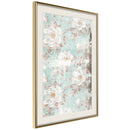 Poster - Floral Muslin  - goud passepartout