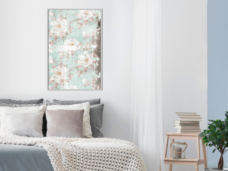 Poster - Floral Muslin  - wit