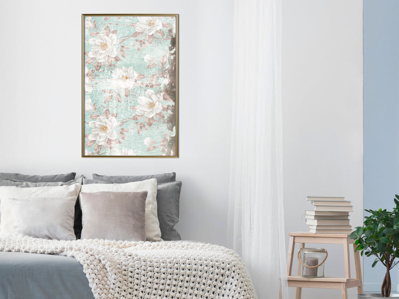 Poster - Floral Muslin  - goud