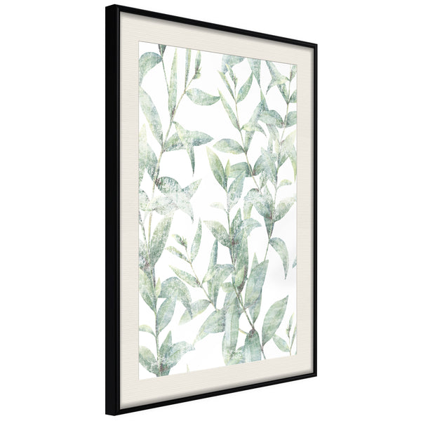 Poster - Sheer Batiste  - zwart passepartout