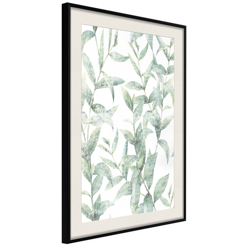 Poster - Sheer Batiste  - zwart passepartout
