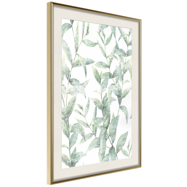 Poster - Sheer Batiste  - goud passepartout