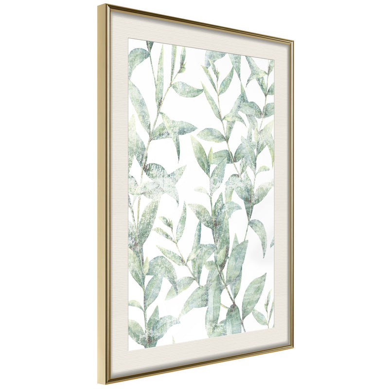 Poster - Sheer Batiste  - goud passepartout