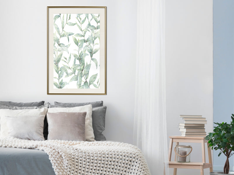 Poster - Sheer Batiste  - goud passepartout