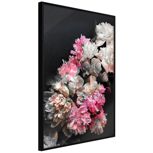 Poster - Flower Poetry  - zwart
