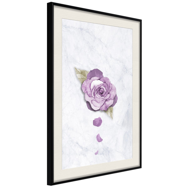 Poster - He Loves Me, He Loves Me Not...  - zwart passepartout