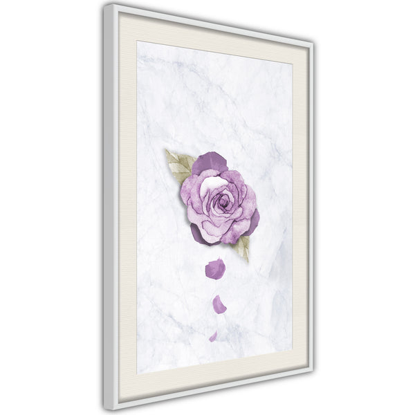 Poster - He Loves Me, He Loves Me Not...  - wit passepartout