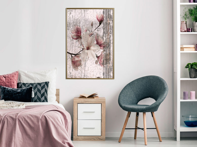 Poster - Queen of Spring Flowers I  - goud