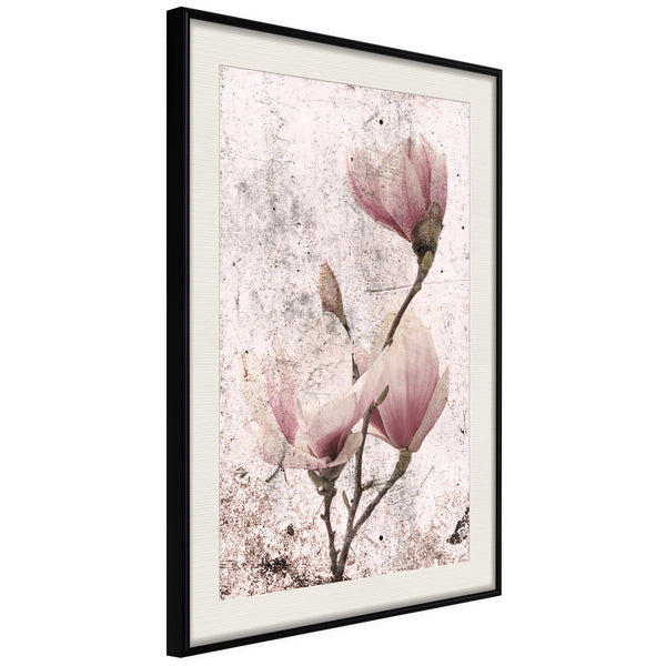 Poster - Queen of Spring Flowers II  - zwart passepartout