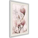 Poster - Queen of Spring Flowers II  - wit passepartout