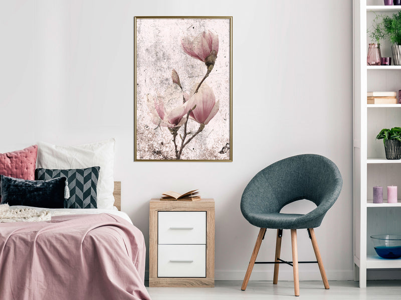 Poster - Queen of Spring Flowers II  - goud