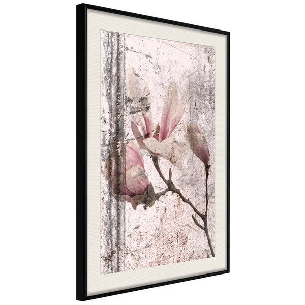 Poster - Queen of Spring Flowers III  - zwart passepartout