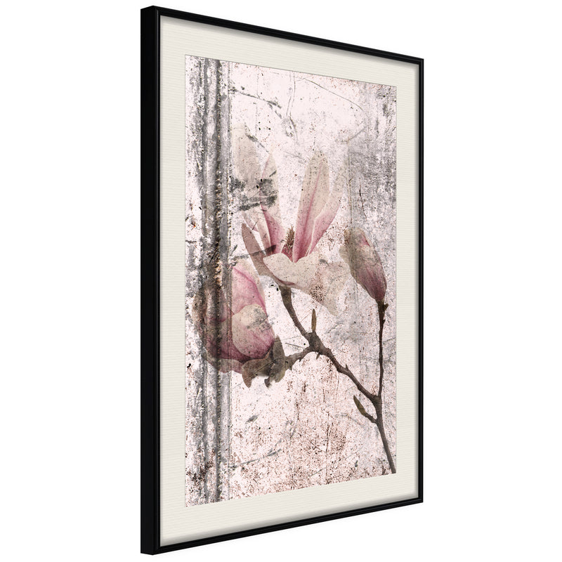 Poster - Queen of Spring Flowers III  - zwart passepartout
