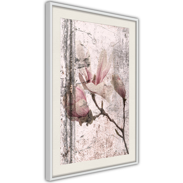 Poster - Queen of Spring Flowers III  - wit passepartout