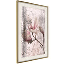 Poster - Queen of Spring Flowers III  - goud passepartout