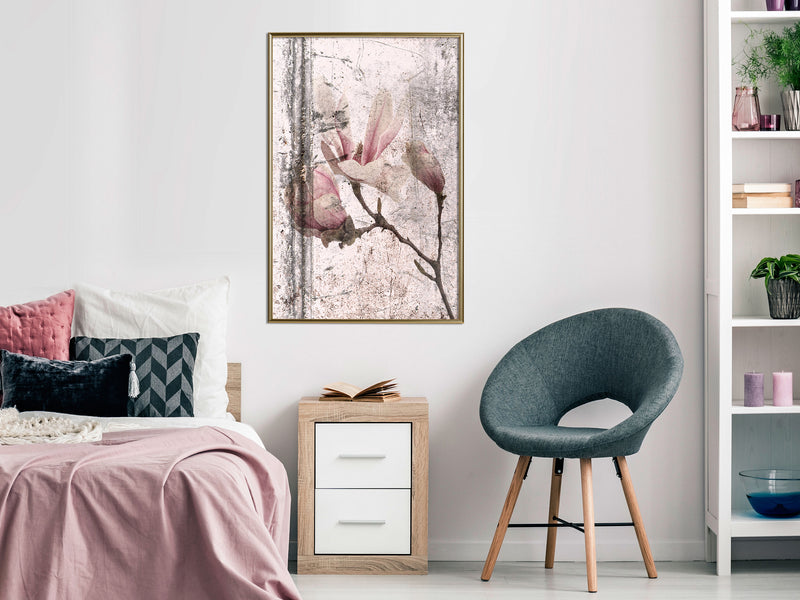 Poster - Queen of Spring Flowers III  - goud