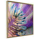 Poster - Multicoloured Leaf  - goud