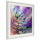 Poster - Multicoloured Leaf  - wit passepartout