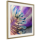 Poster - Multicoloured Leaf  - goud passepartout