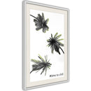 Poster - Holidays in the South  - wit passepartout