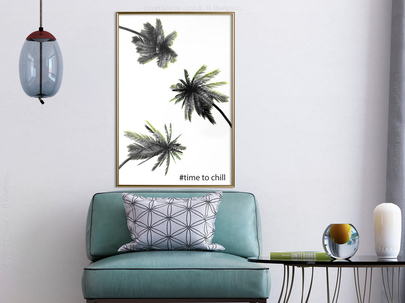 Poster - Holidays in the South  - goud