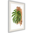 Poster - Leafy Etude  - wit passepartout