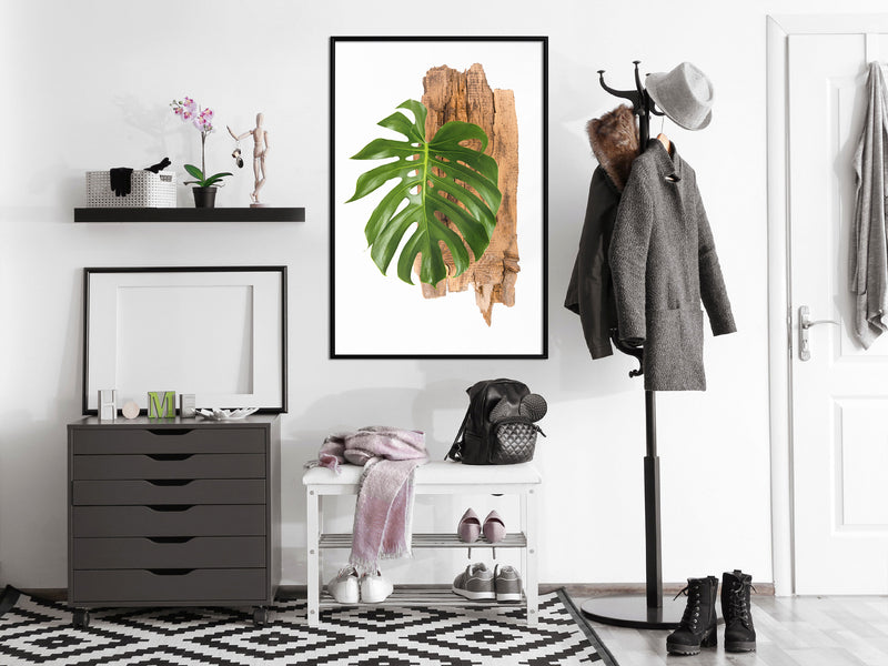 Poster - Leafy Etude  - zwart