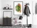 Poster - Leafy Etude  - zwart passepartout