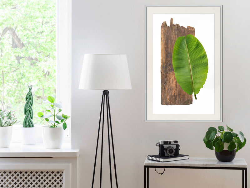 Poster - Forest Nature  - wit passepartout