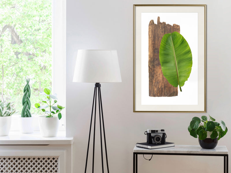 Poster - Forest Nature  - goud passepartout