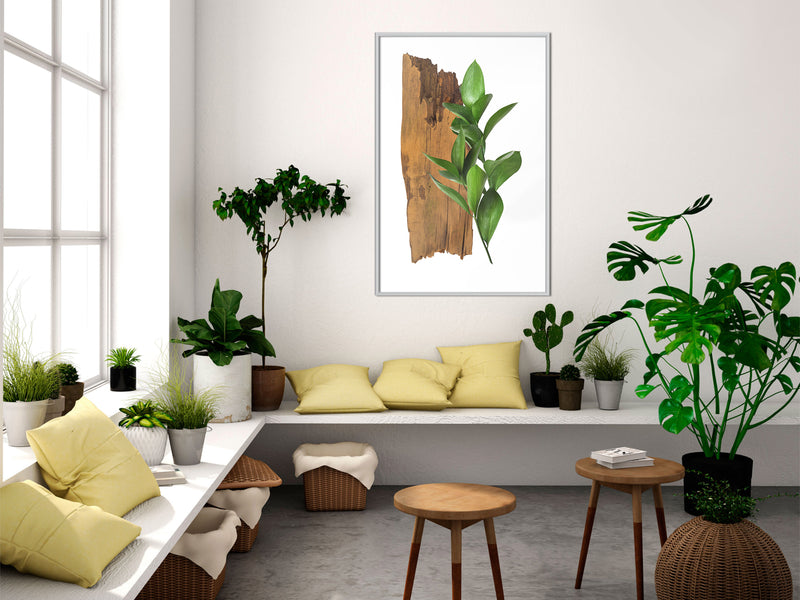 Poster - Forest Bouquet  - wit