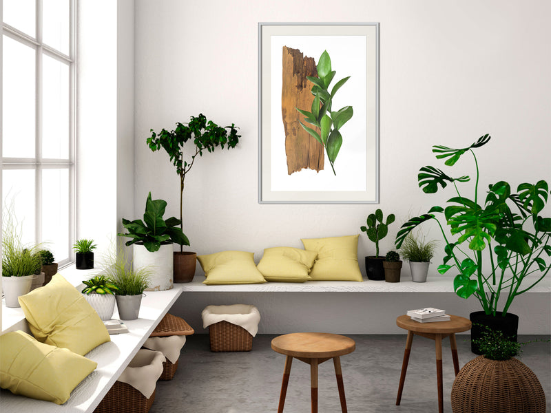 Poster - Forest Bouquet  - wit passepartout