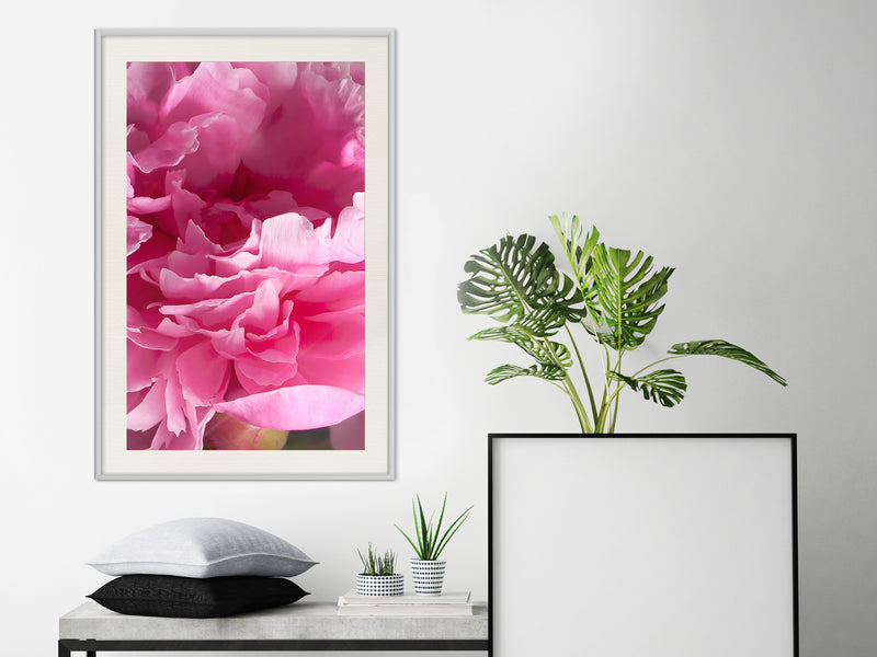 Poster - Magenta Madness  - wit passepartout
