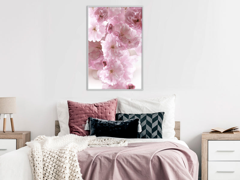 Poster - Path Paved with Flowers  - wit