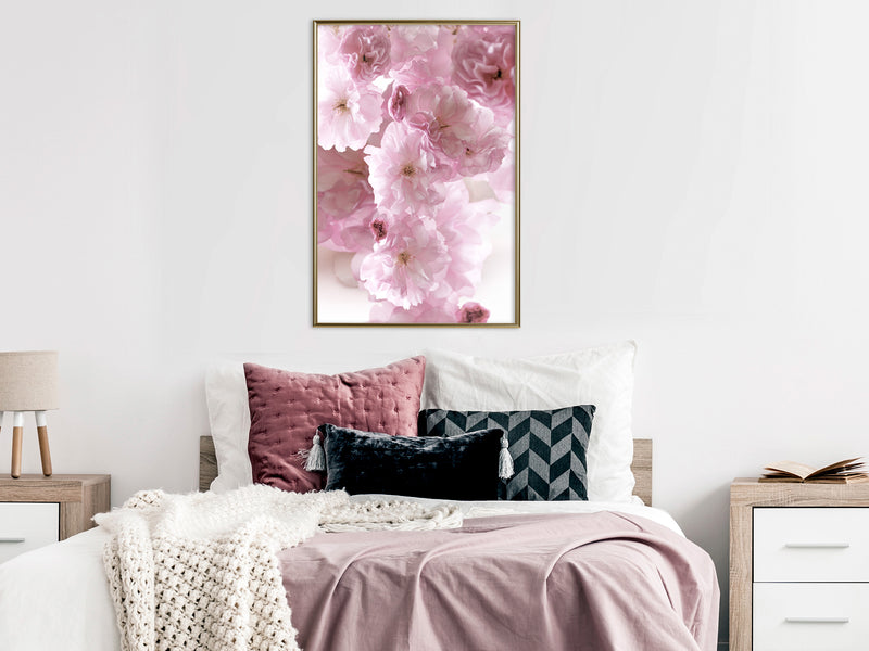 Poster - Path Paved with Flowers  - goud