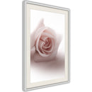 Poster - Subtle Flower  - wit passepartout