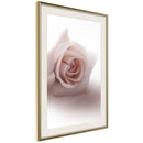 Poster - Subtle Flower  - goud passepartout