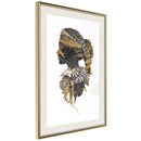 Poster - Forest Witch  - goud passepartout
