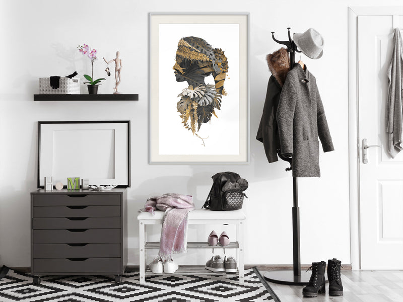 Poster - Forest Witch  - wit passepartout