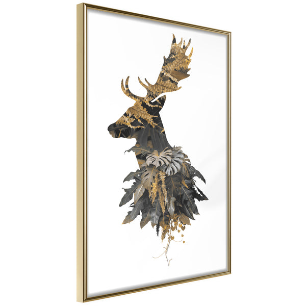 Poster - King of the Forest  - goud