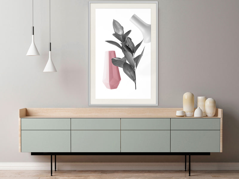Poster - Floral Alchemy I  - wit passepartout