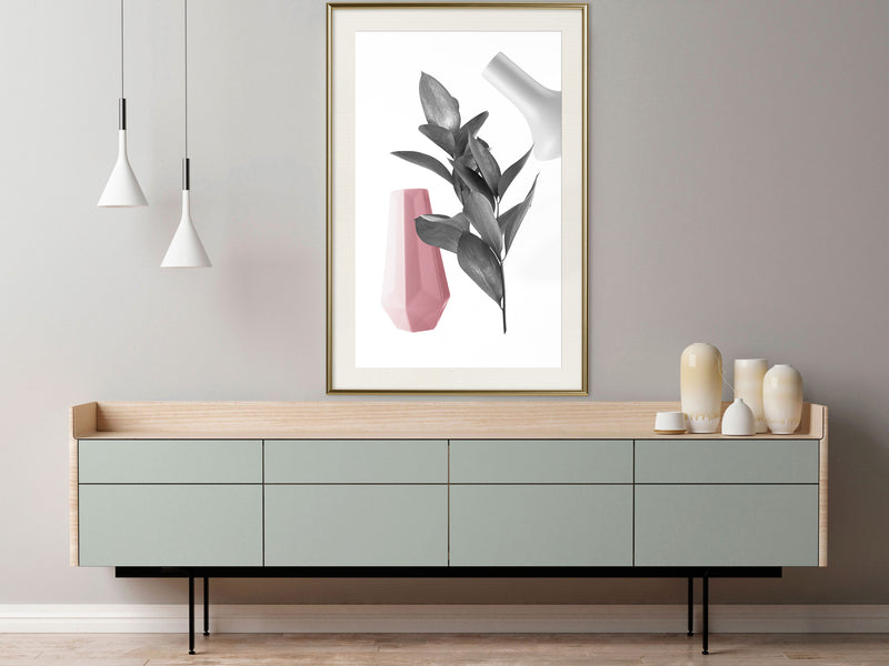 Poster - Floral Alchemy I  - goud passepartout