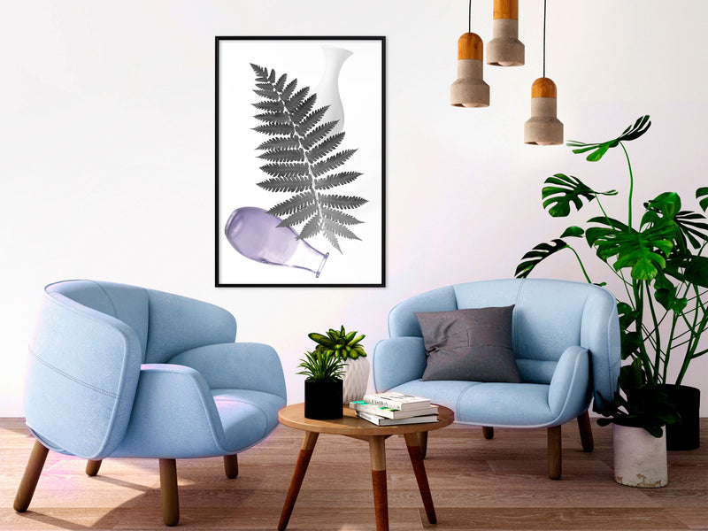 Poster - Floral Alchemy II  - zwart