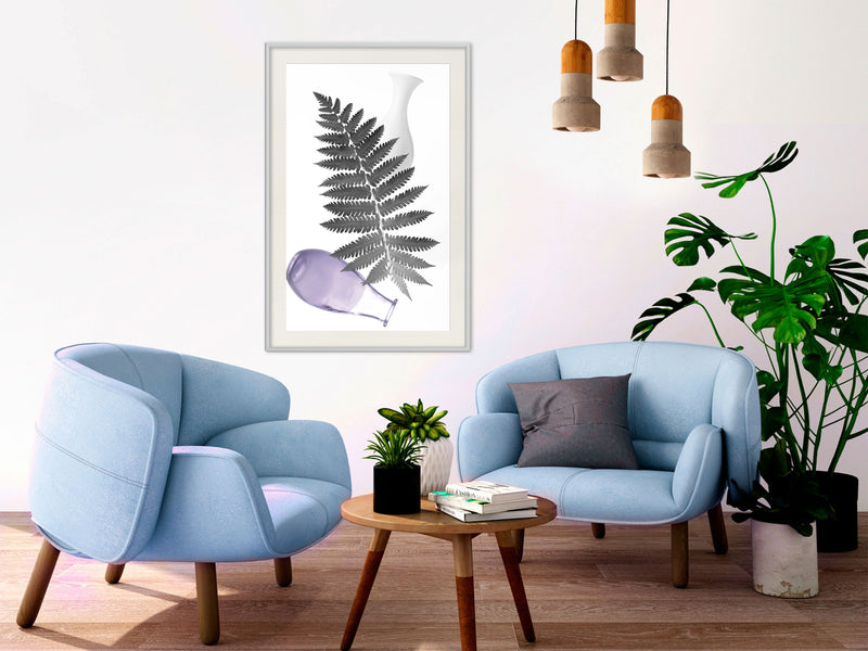 Poster - Floral Alchemy II  - wit passepartout