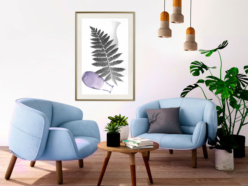 Poster - Floral Alchemy II  - goud passepartout