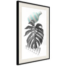 Poster - Floral Alchemy III  - zwart passepartout
