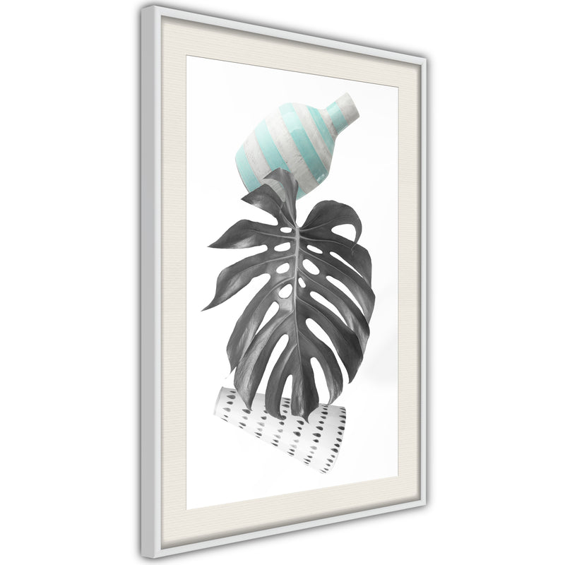Poster - Floral Alchemy III  - wit passepartout