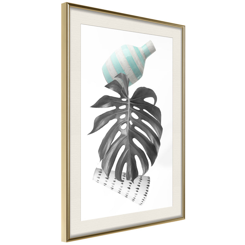 Poster - Floral Alchemy III  - goud passepartout