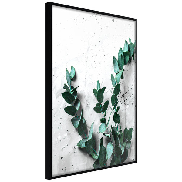 Poster - Green Element  - zwart