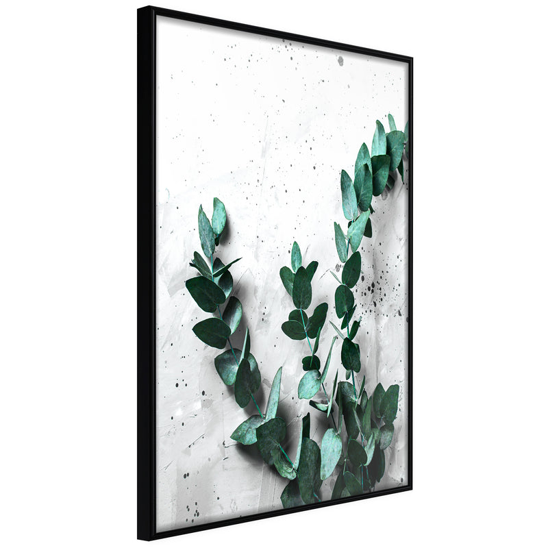 Poster - Green Element  - zwart